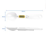 Electronic weighing spoon, white color